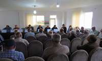 برگزاری میز ارتباط مردمی در روستای واسکس قائم شهر به مناسبت هفته جهاد کشاورزی 